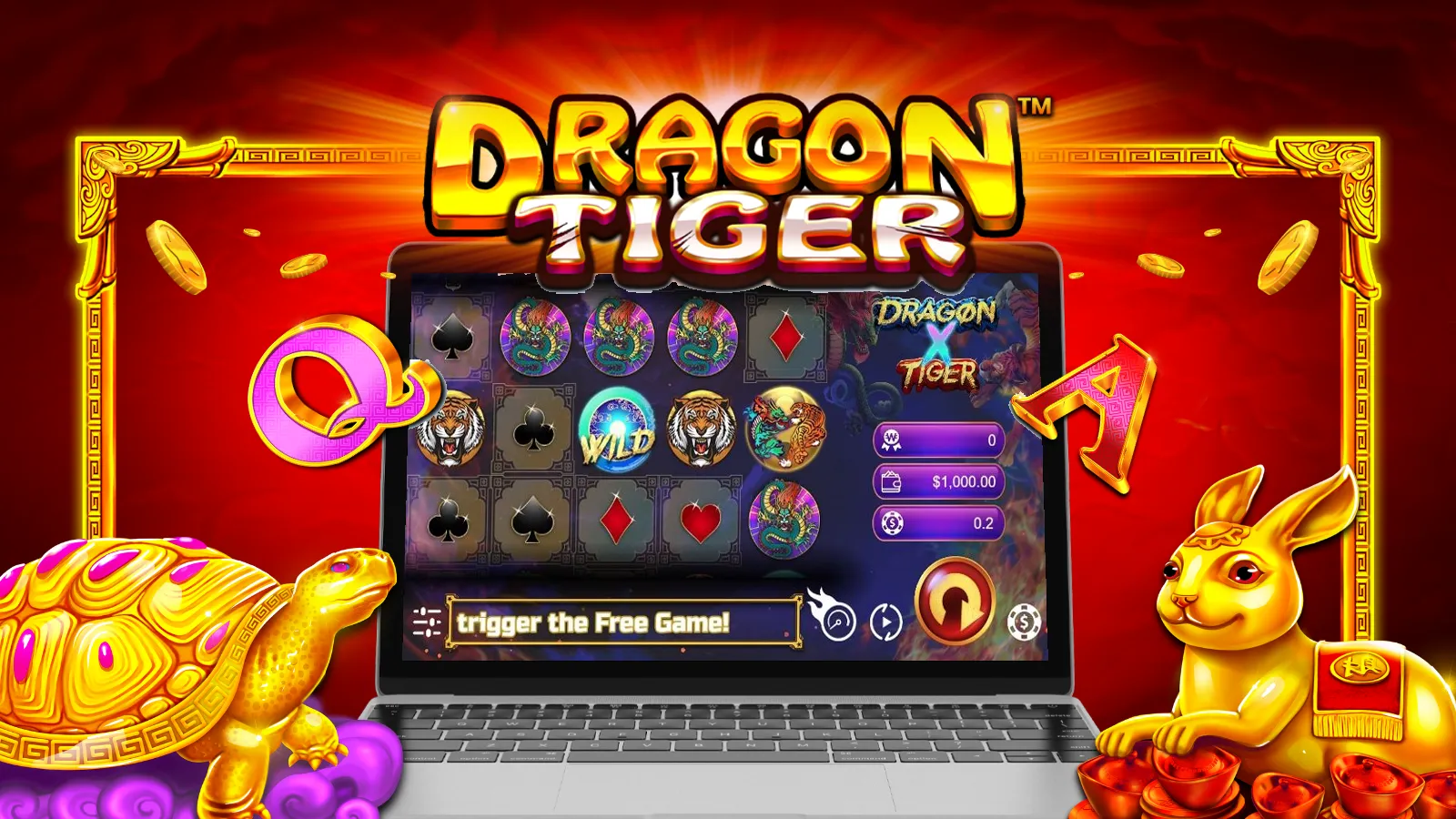 Dragon vs Tiger rummy 41 bonus